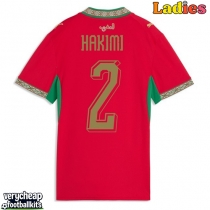 Morocco Achraf Hakimi #2 Replica Home Shirt Ladies World Cup 2026 Short Sleeve